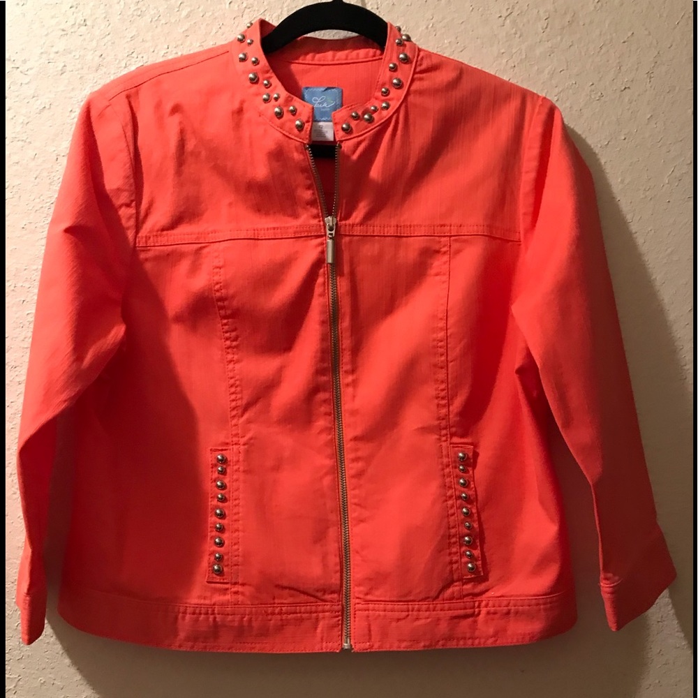 Lark Lane Tangerine Jean Jacket